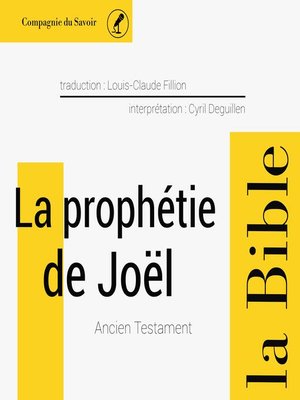 cover image of La prophétie de Joël